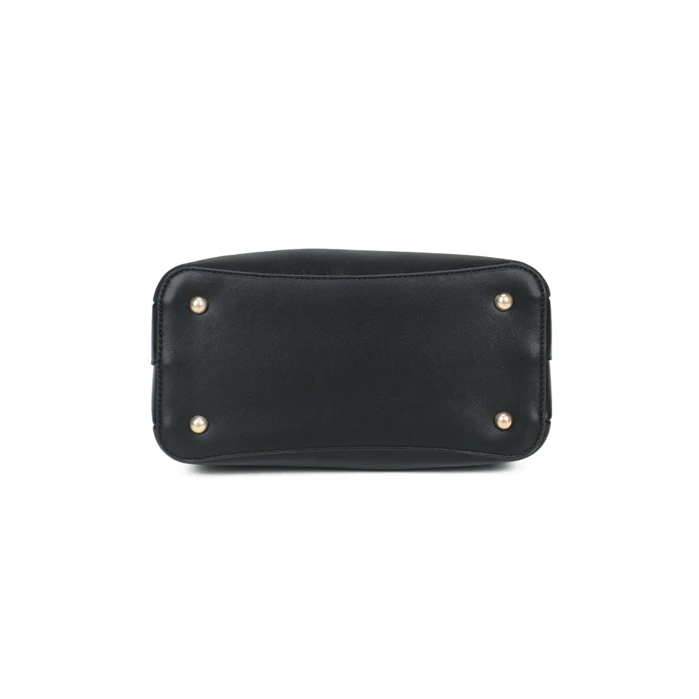 Gallantry Paris Le Noctis sac à main Noir chaîne dorée