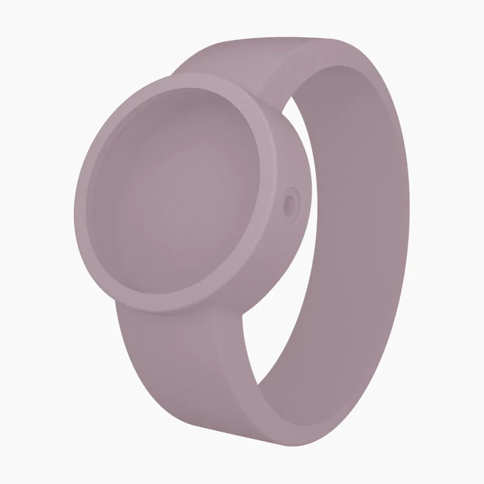 O bag O clock great bracelet silicone violet pastel