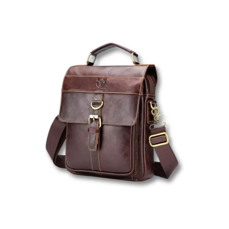 Maison Sacoches Lumen sacoche cuir noir compacte