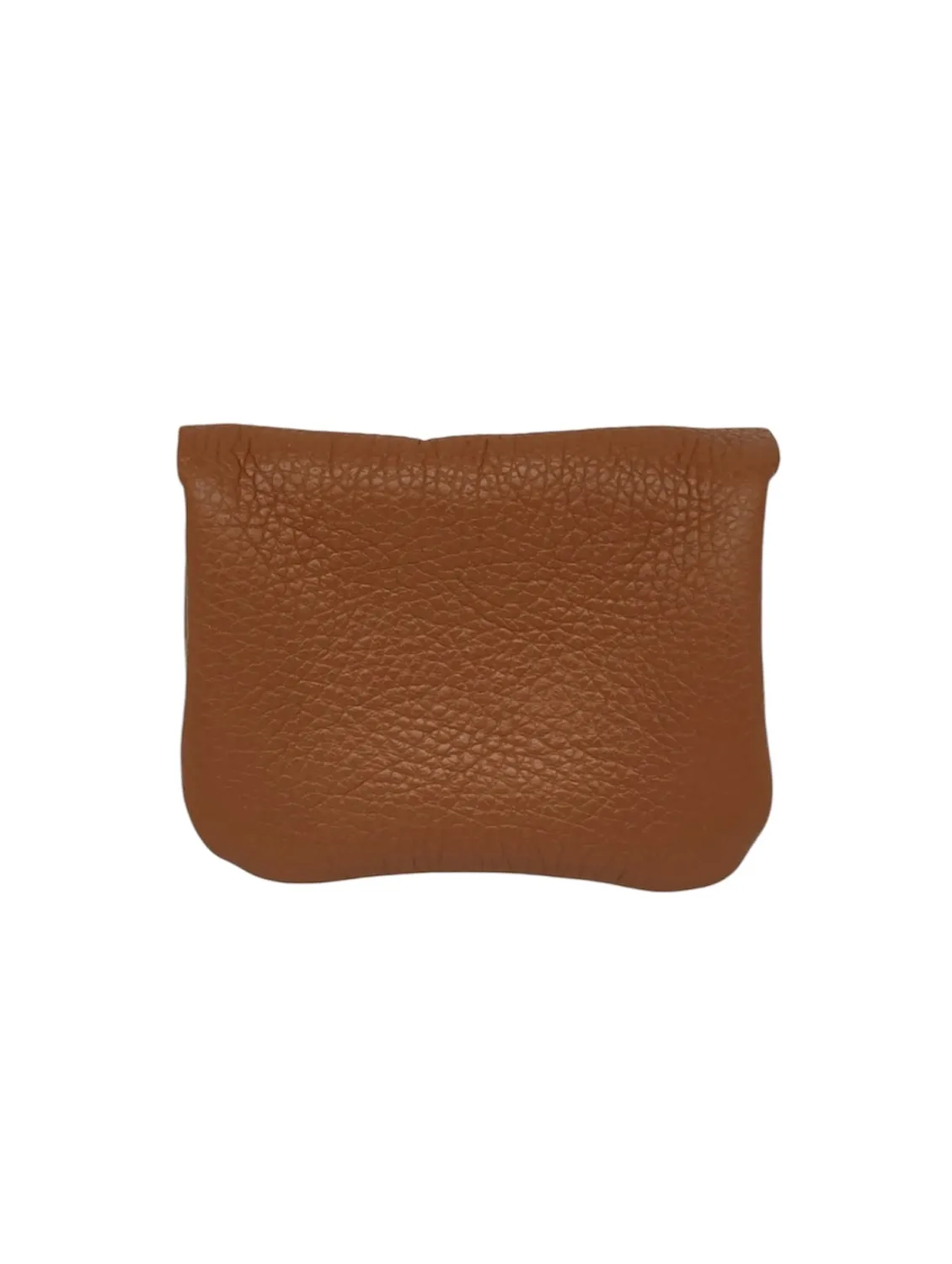 Hexagone Cuir PM Agnès porte-monnaie cuir cognac compact