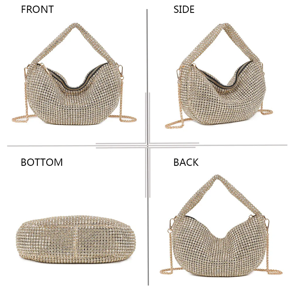 Gallantry Paris Glittera pochette strass