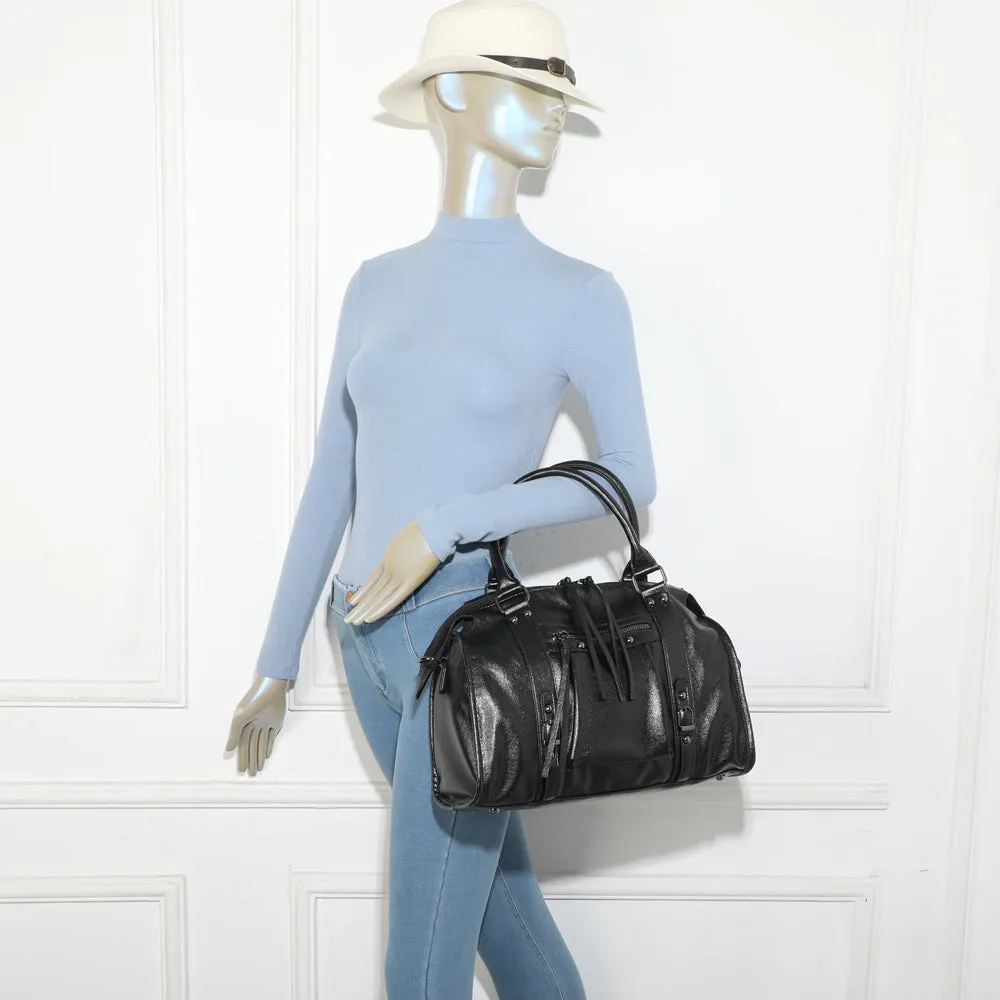 Gallantry Paris Skyla Métallique Médium sac noir 38 cm