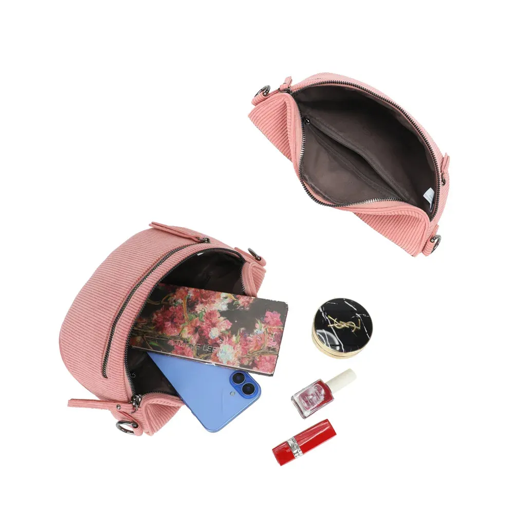 Gallantry Paris La Maddy sac banane velours noir