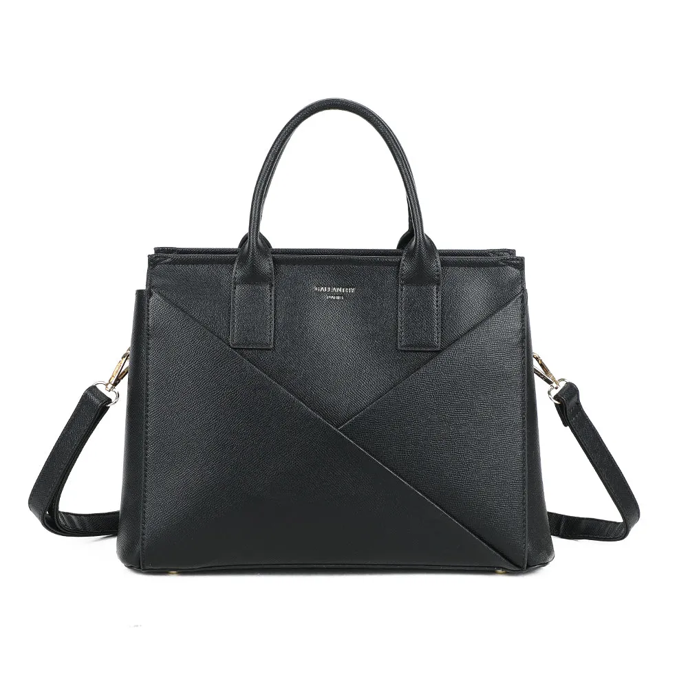 Gallantry Paris Origami Chic sac à main noir géométrique