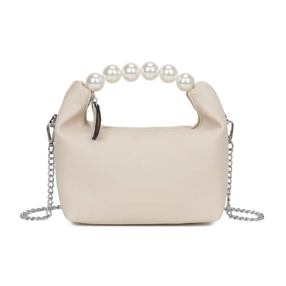 Gallantry Paris Lumière Perle sac bandoulière beige perles