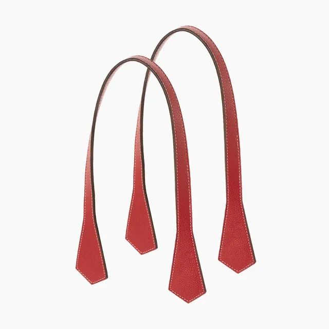 O bag anse longue pointue dollar rouge scarlatto bandoulière