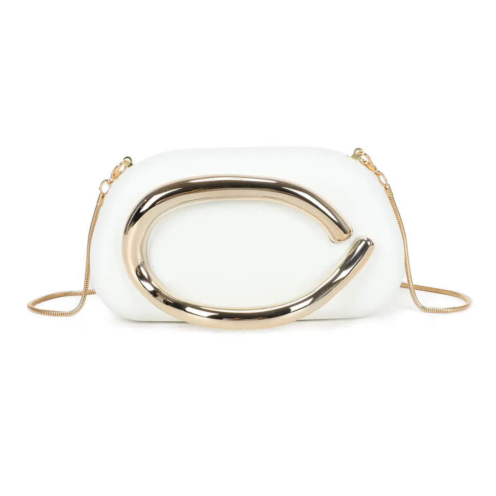 Gallantry Glam Ring pochette soirée noir chaîne