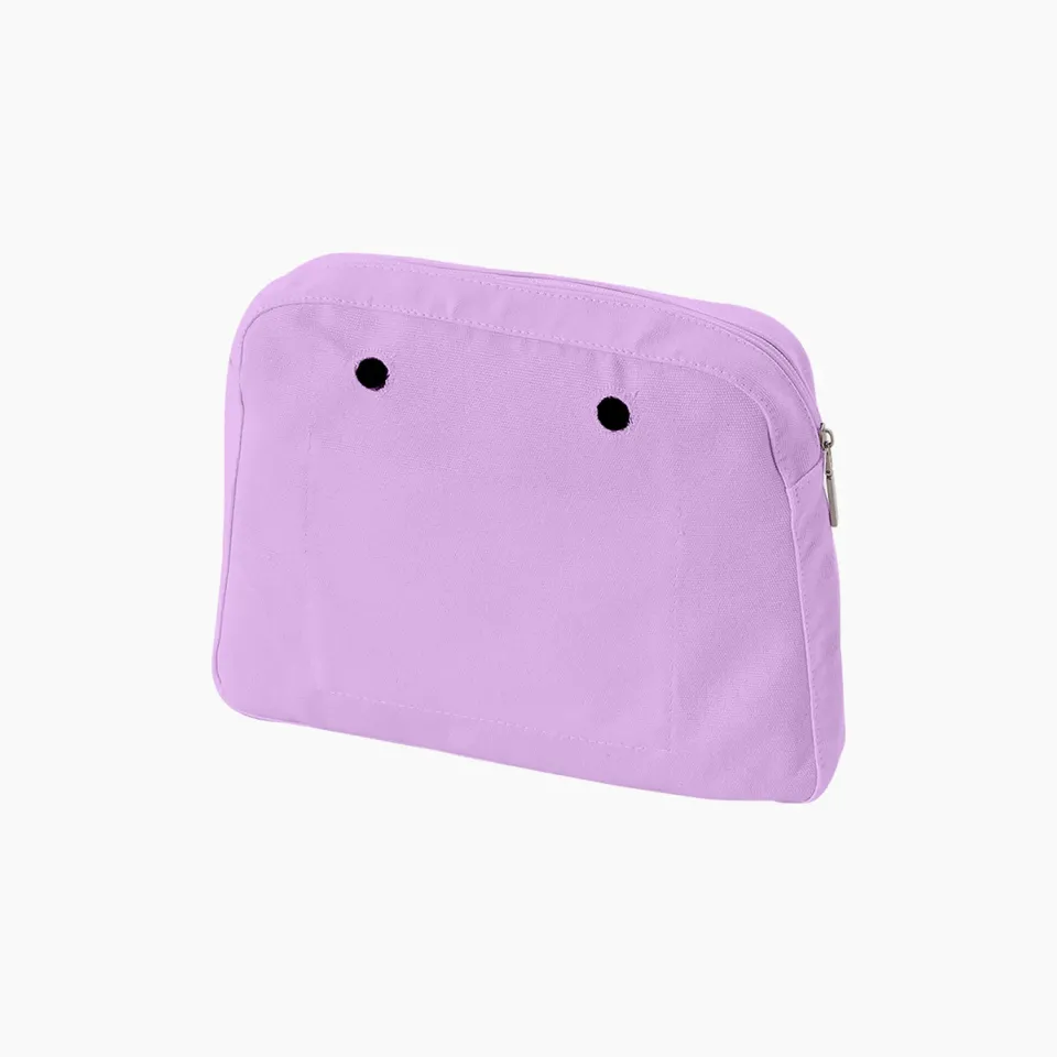 O bag Reverse sac intérieur zippé toile orchidée