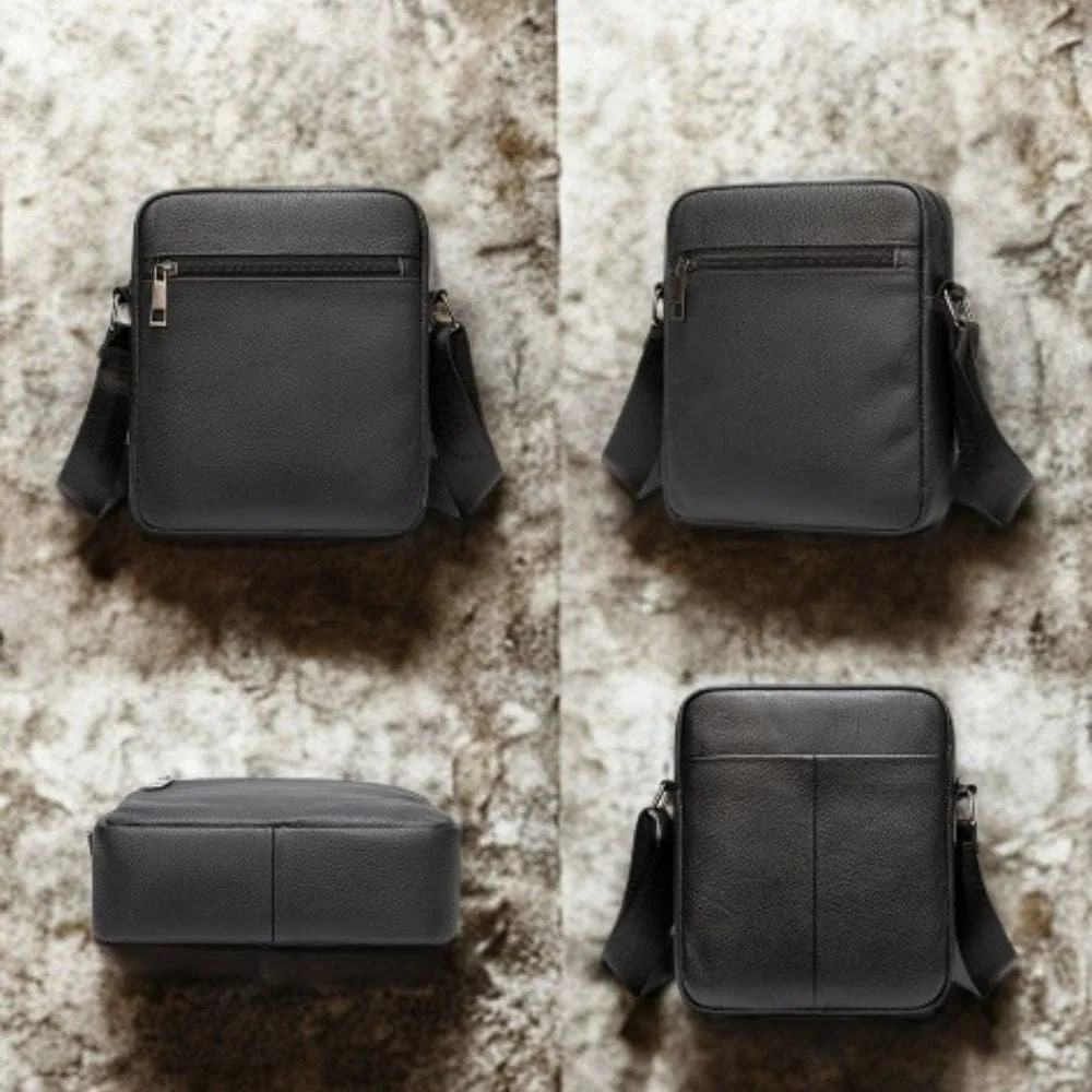 Maison Sacoches Ténor petite sacoche homme cuir grainé