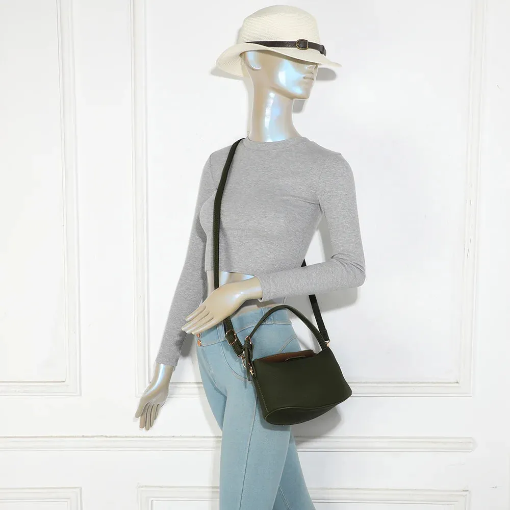 Gallantry Paris Le Mélaris petit sac bandoulière Vert Foncé