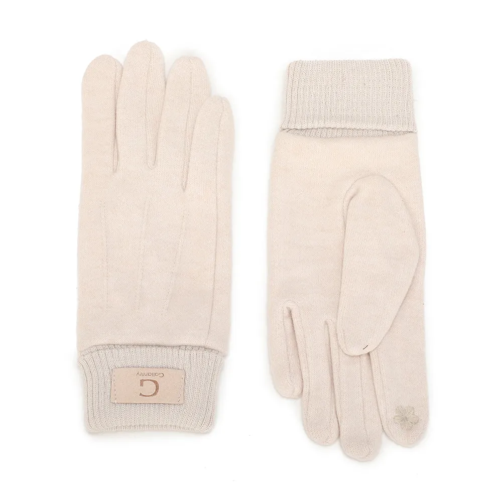 Gallantry Maille Intemporelle gants Noir tactiles