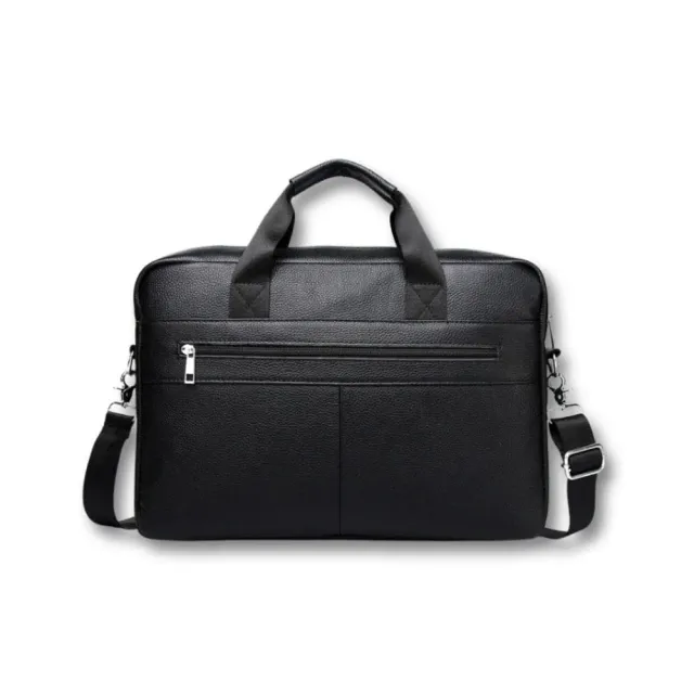 Maison Sacoches Hadran porte-documents cuir Café 15,6"