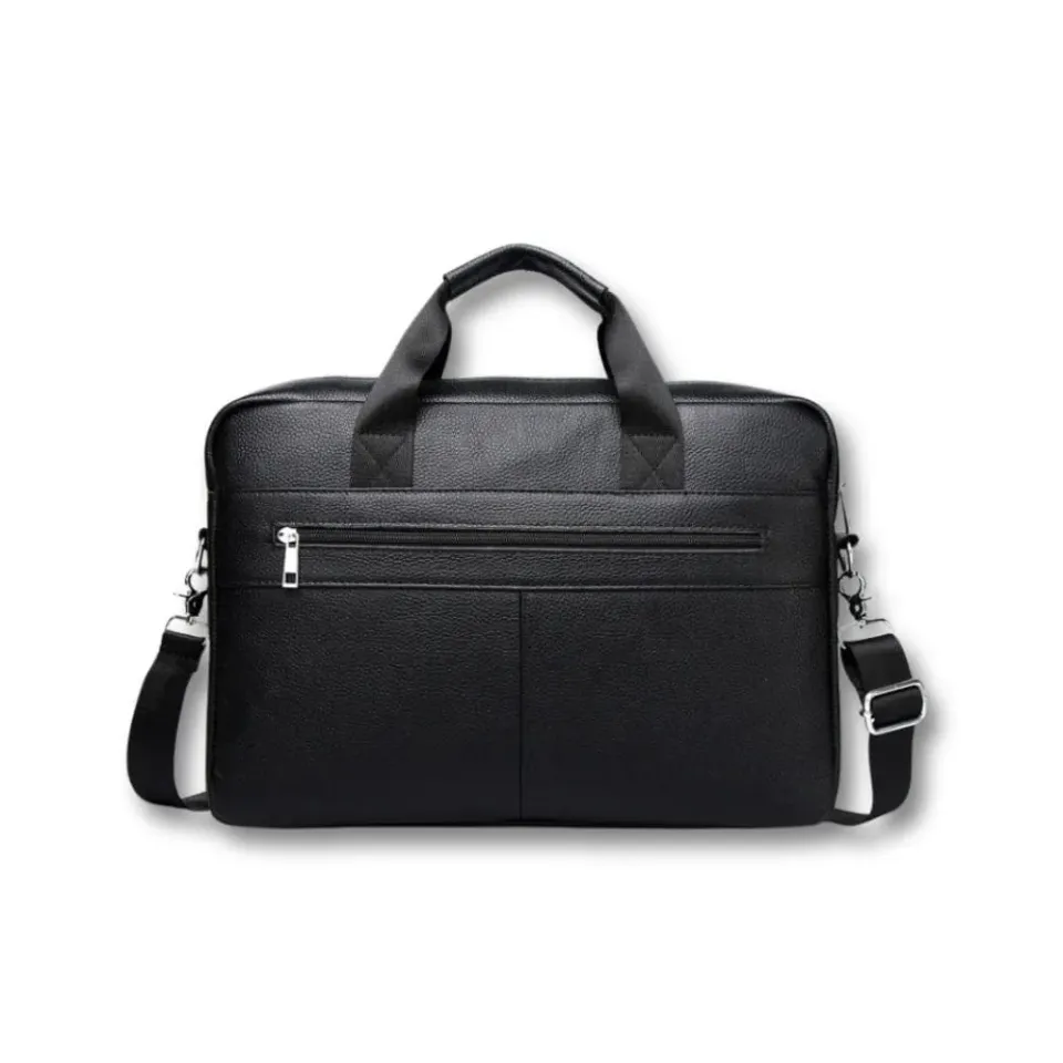 Maison Sacoches Hadran porte-documents cuir Café 15,6"
