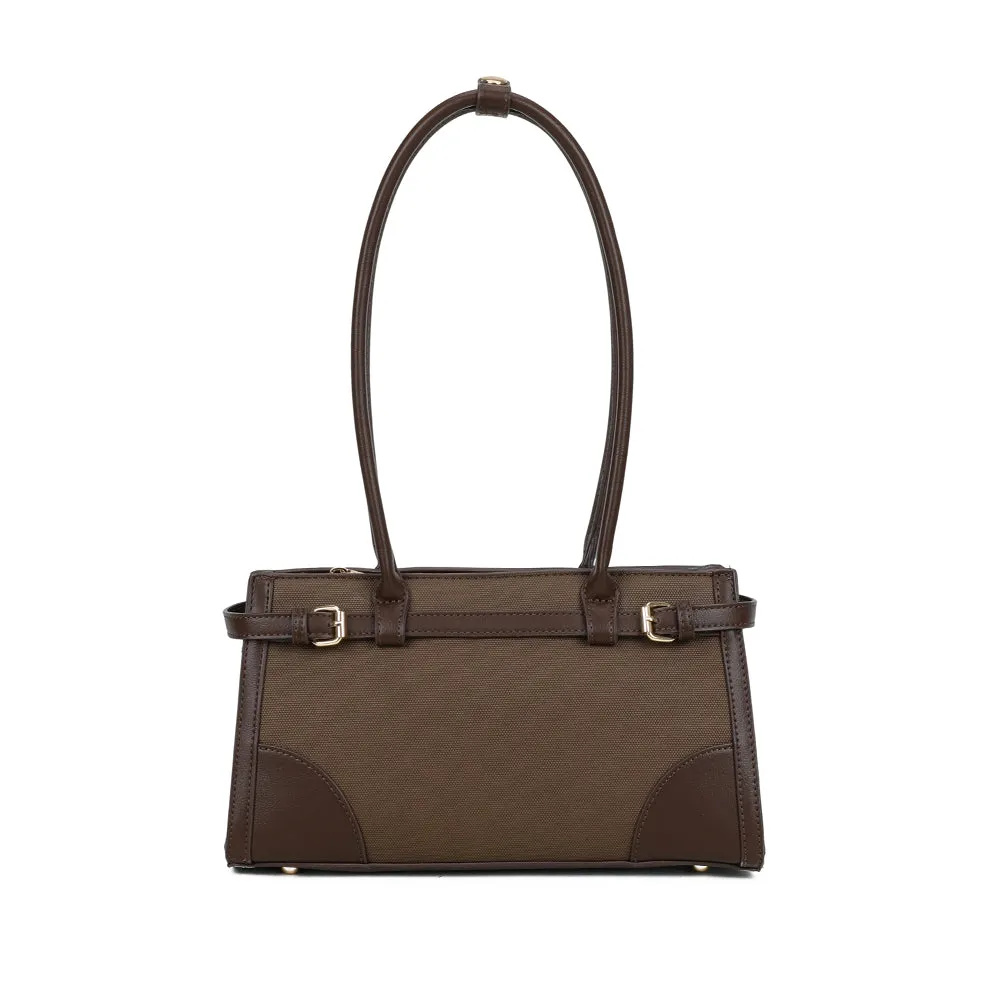 Gallantry Paris Amarante sac épaule taupe foncé
