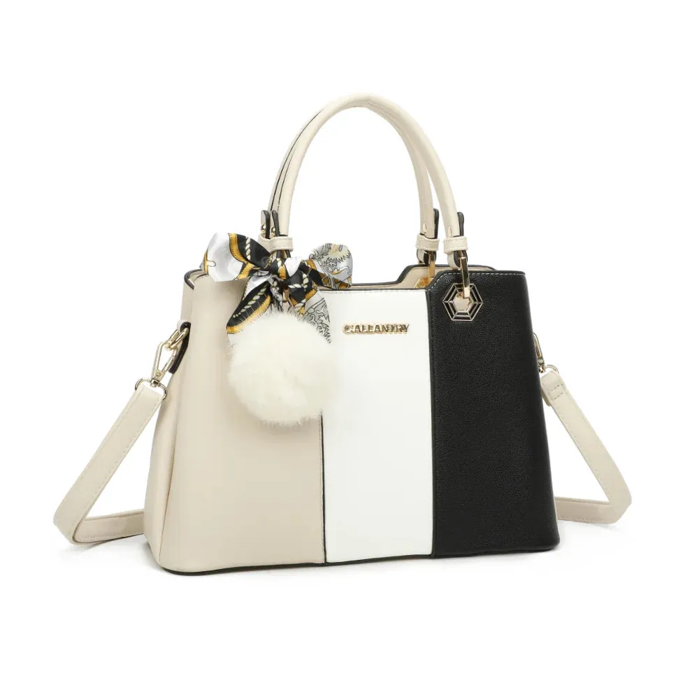 Gallantry Paris Fiora Pop sac à main vert foncé grainé