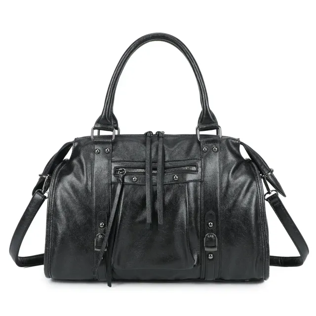 Gallantry Paris Skyla Métallique Médium sac noir 38 cm