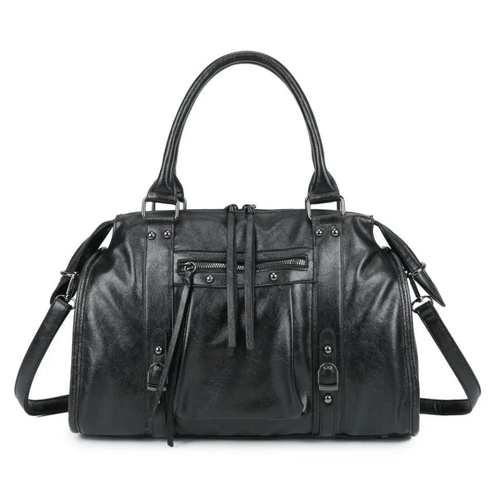Gallantry Paris Skyla Métallique Médium sac noir 38 cm
