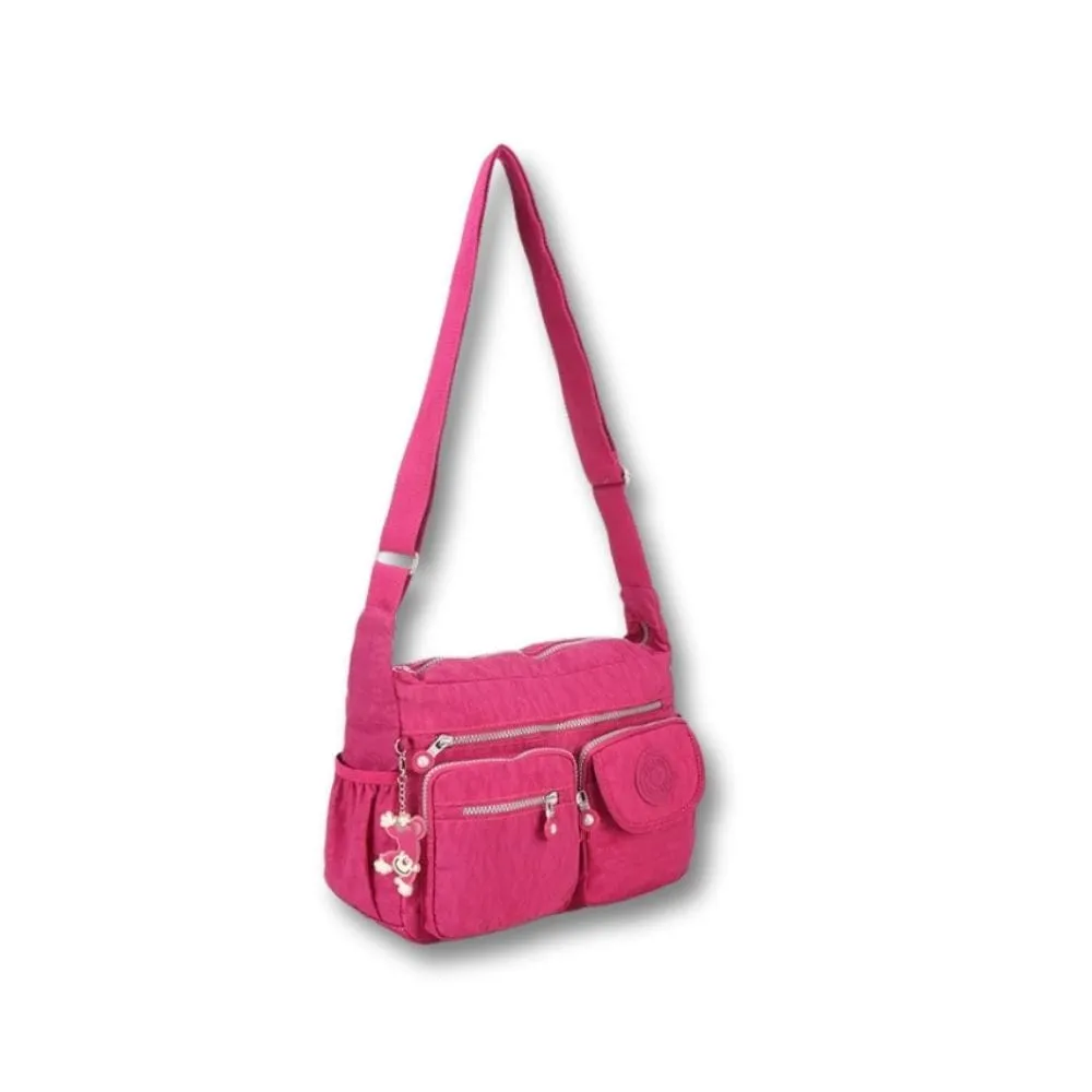 Maison Sacoches Dalia sac bandoulière femme café nylon
