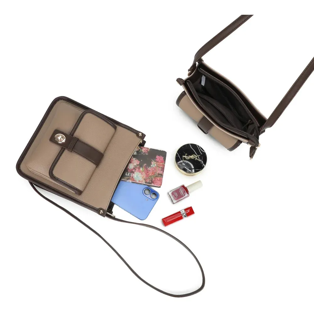 Gallantry Le Corvès sac bandoulière D.TAUPE