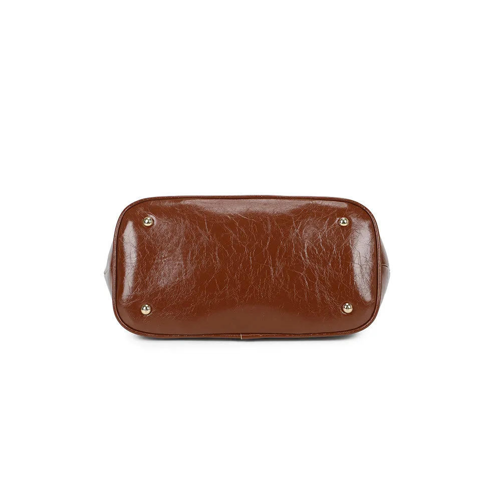 Gallantry Paris Parure sac à main vintage marron