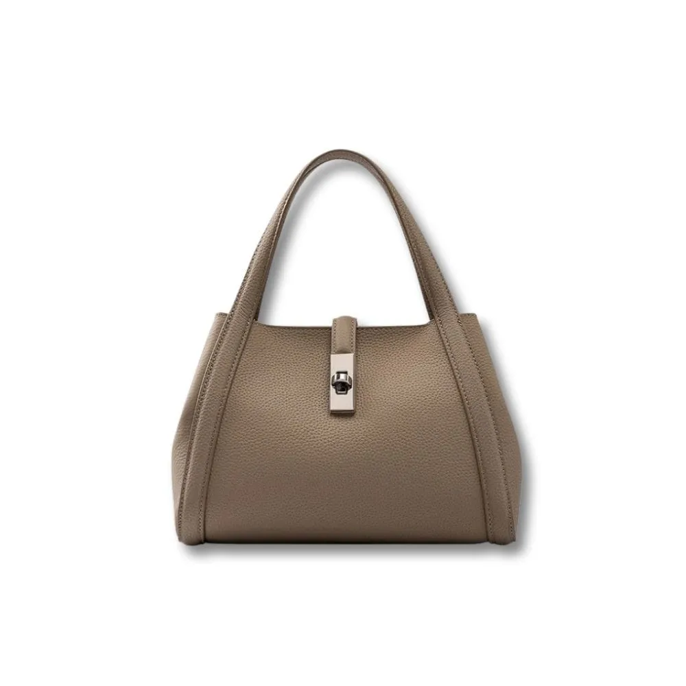 Maison Sacoches Seraphine sac à main cuir blanc véritable