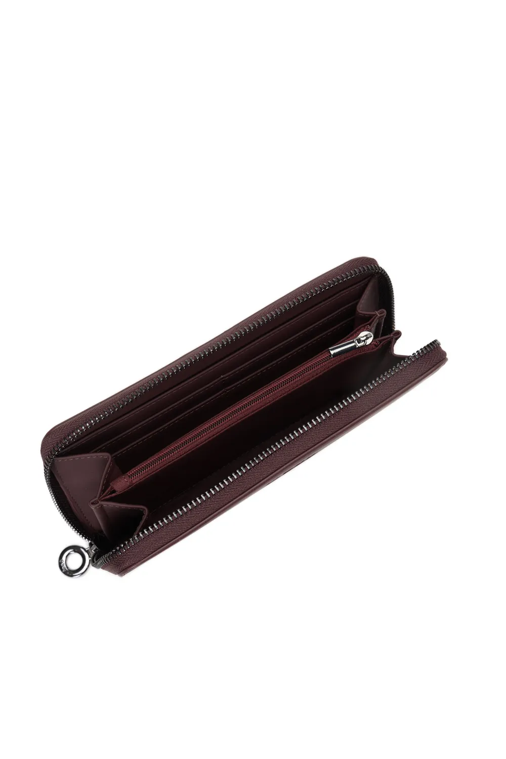 O bag Wally Mughetto portefeuille burgundy