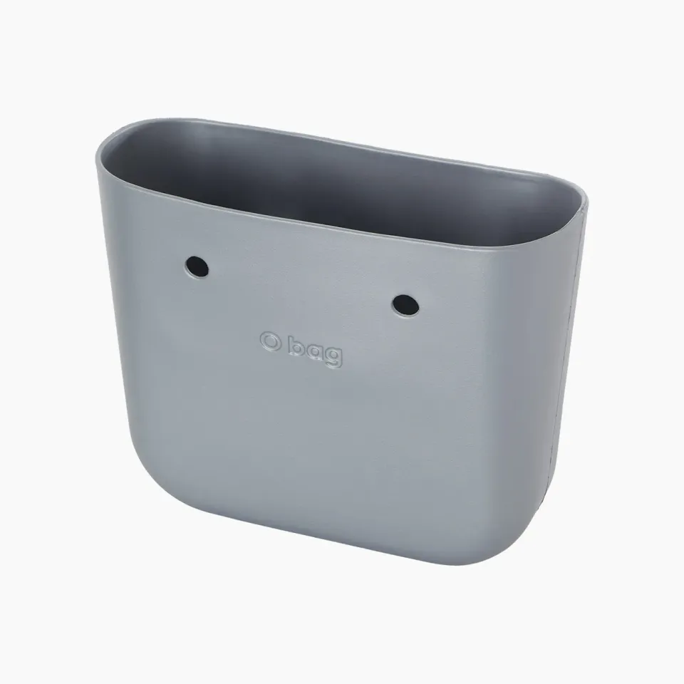 O bag coque Silver argent effet métallisé