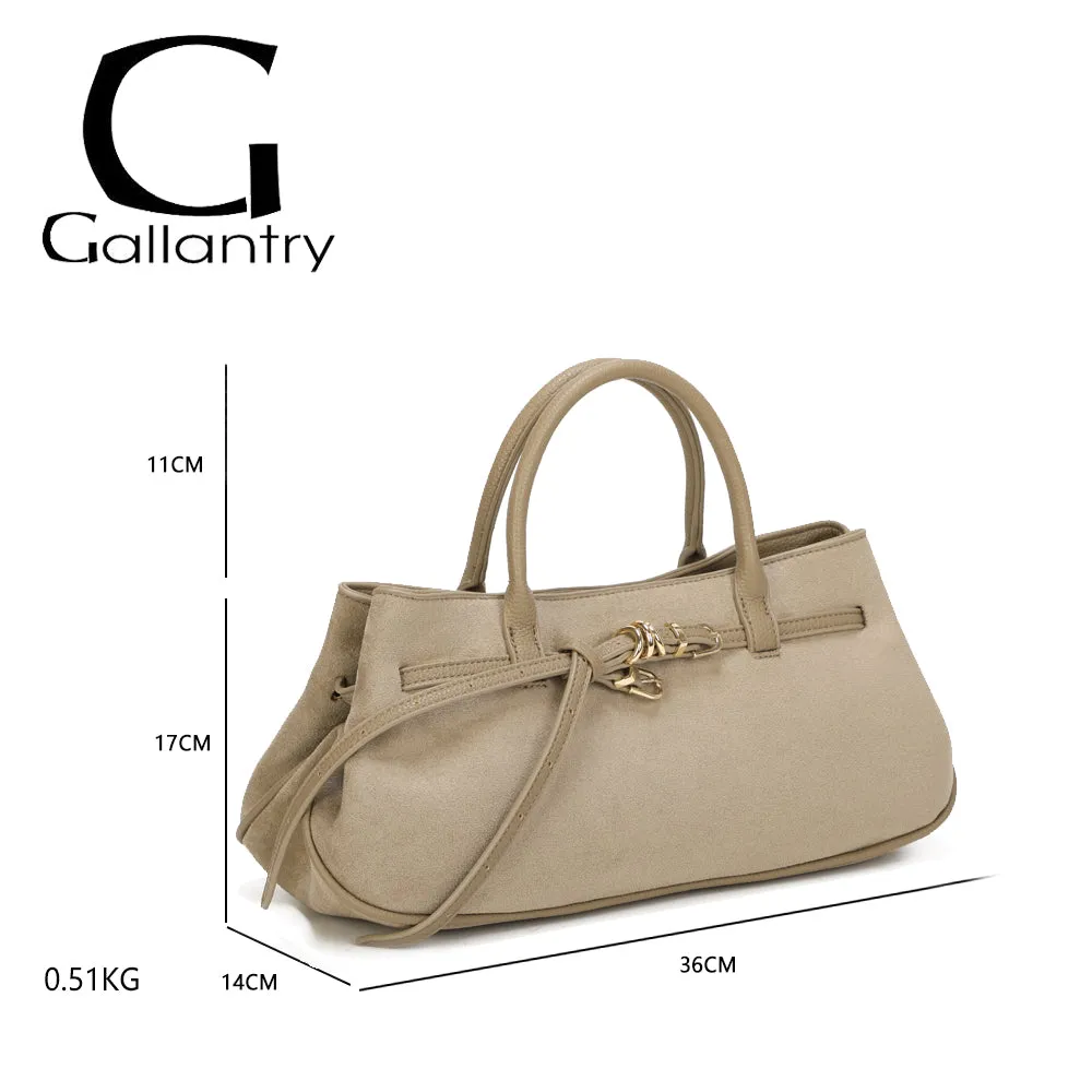 Gallantry Paris Lunéa sac à main coffee allongé doré