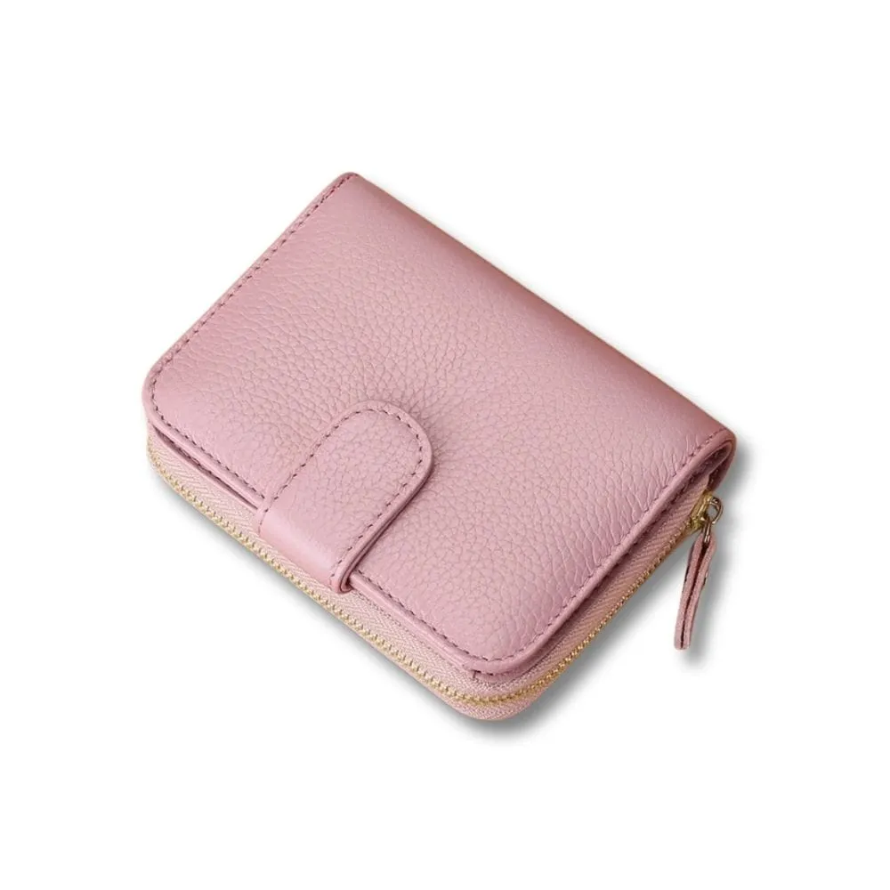 Maison Sacoches Vela mini porte-monnaie cuir noir