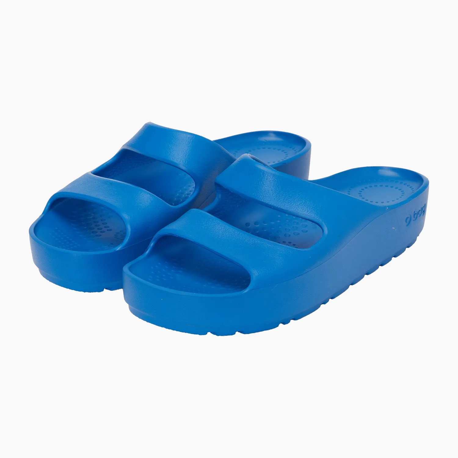 O bag O Shoes High sandales bleu impérial EVA