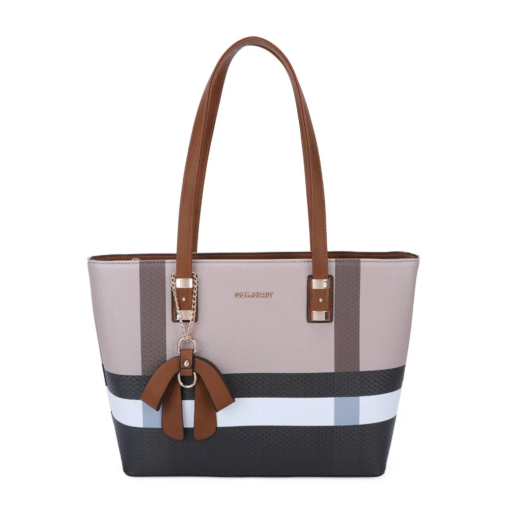 Gallantry Paris Jolie sac cabas rose simili cuir