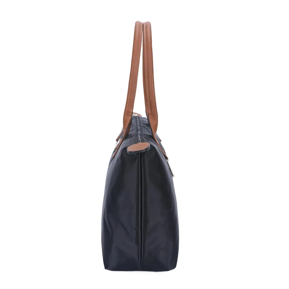 Gallantry La Balade Medium Noir cabas nylon zippé