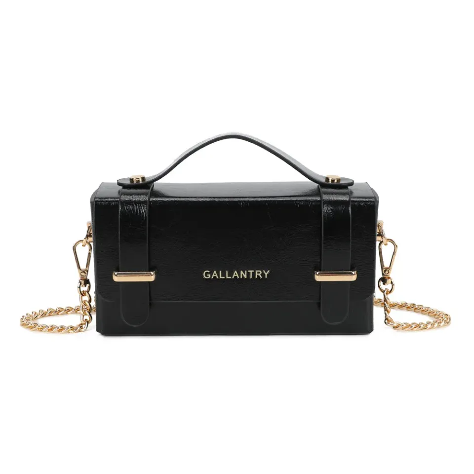 Gallantry Boxy mini sac Vert Foncé chaîne