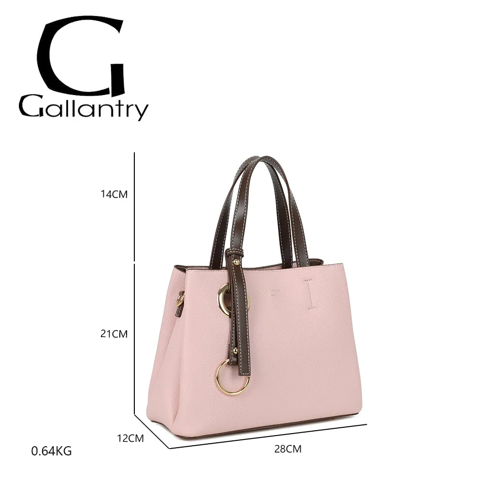 Gallantry Paris Madeleine sac à main rose poudré