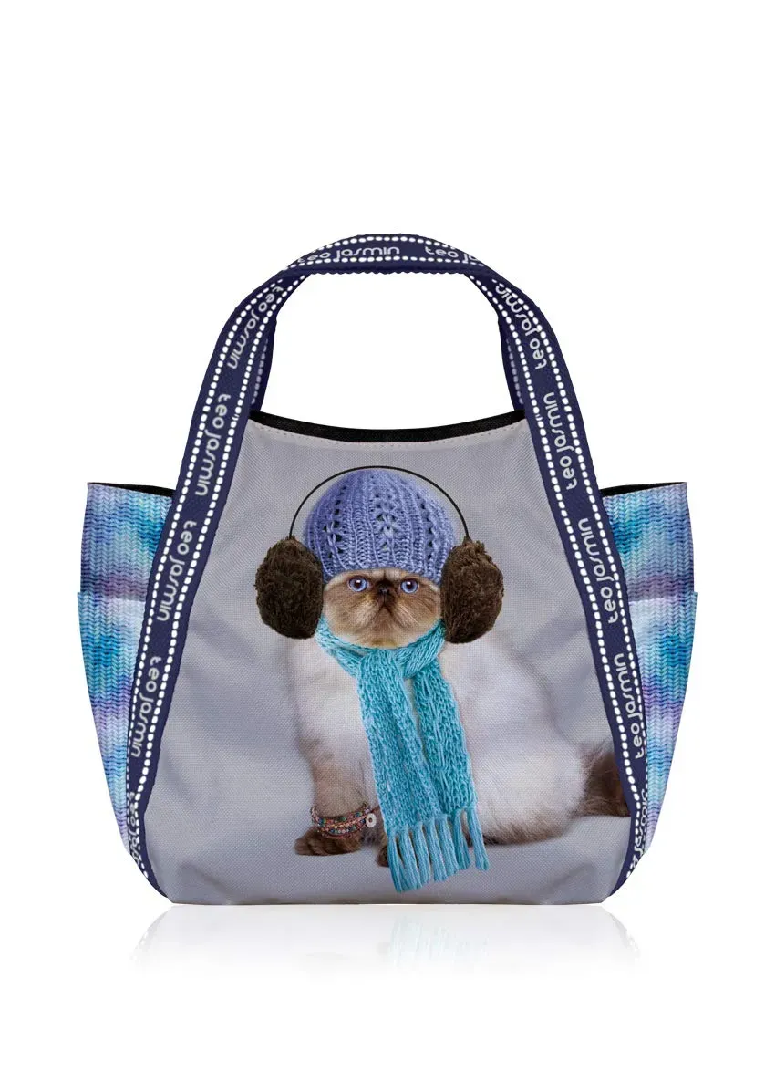 Téo Jasmin Loulou petit cabas zippé motifs coordonnés