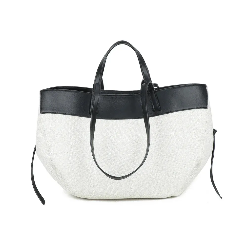 Gallantry Palazzo cabas beige coffee pochette