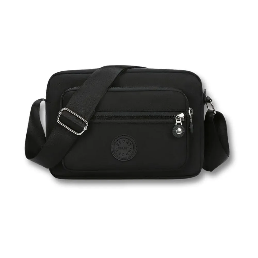 Maison Sacoches Hadrian sacoche femme nylon noir