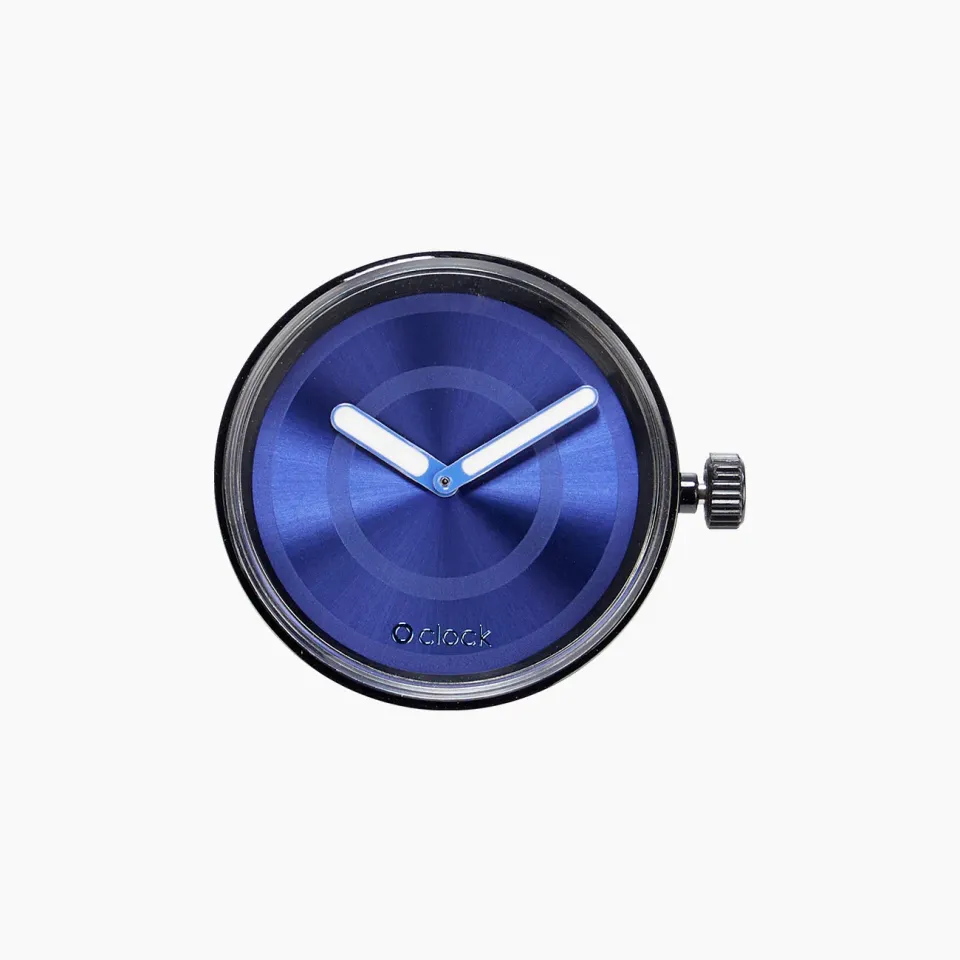 O bag O Clock Circle Soleil mécanisme bleu
