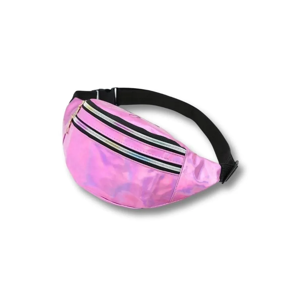 Maison Sacoches Gold Sac Banane femme doré paillettes