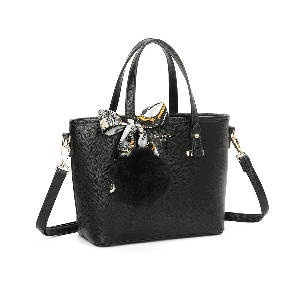 Gallantry Paris Le Amélis sac à main Noir foulard