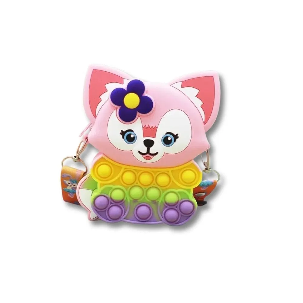 Maison Sacoches Nouna petit sac pop it dragon silicone