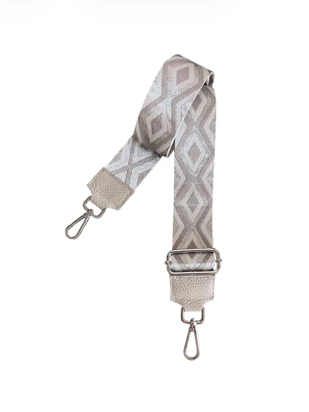 Hexagone Cuir Anse Losange anse sac Kaki Rosé Doré nylon