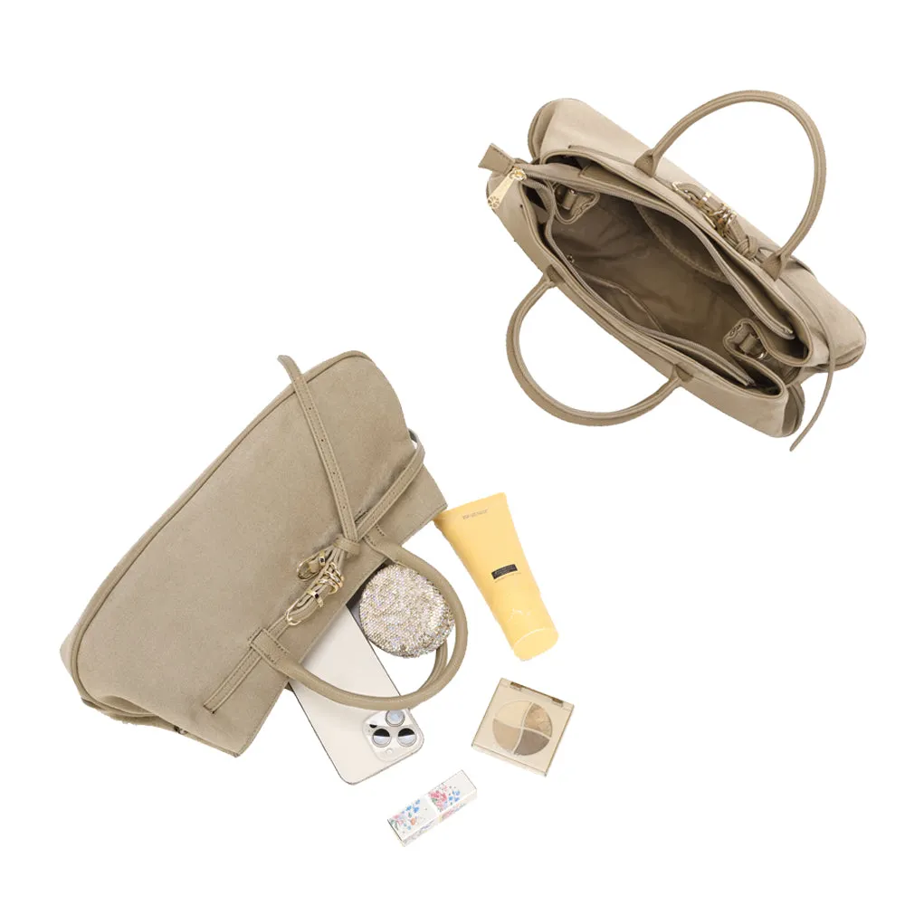 Gallantry Paris Lunéa sac à main coffee allongé doré