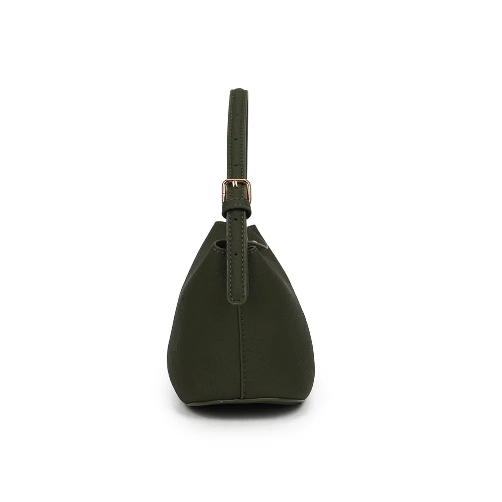 Gallantry Paris Le Mélaris petit sac bandoulière Vert Foncé