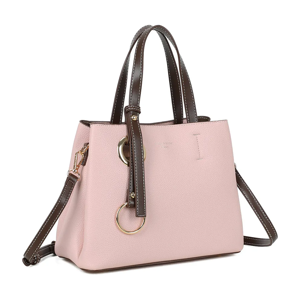 Gallantry Paris Madeleine sac à main rose poudré