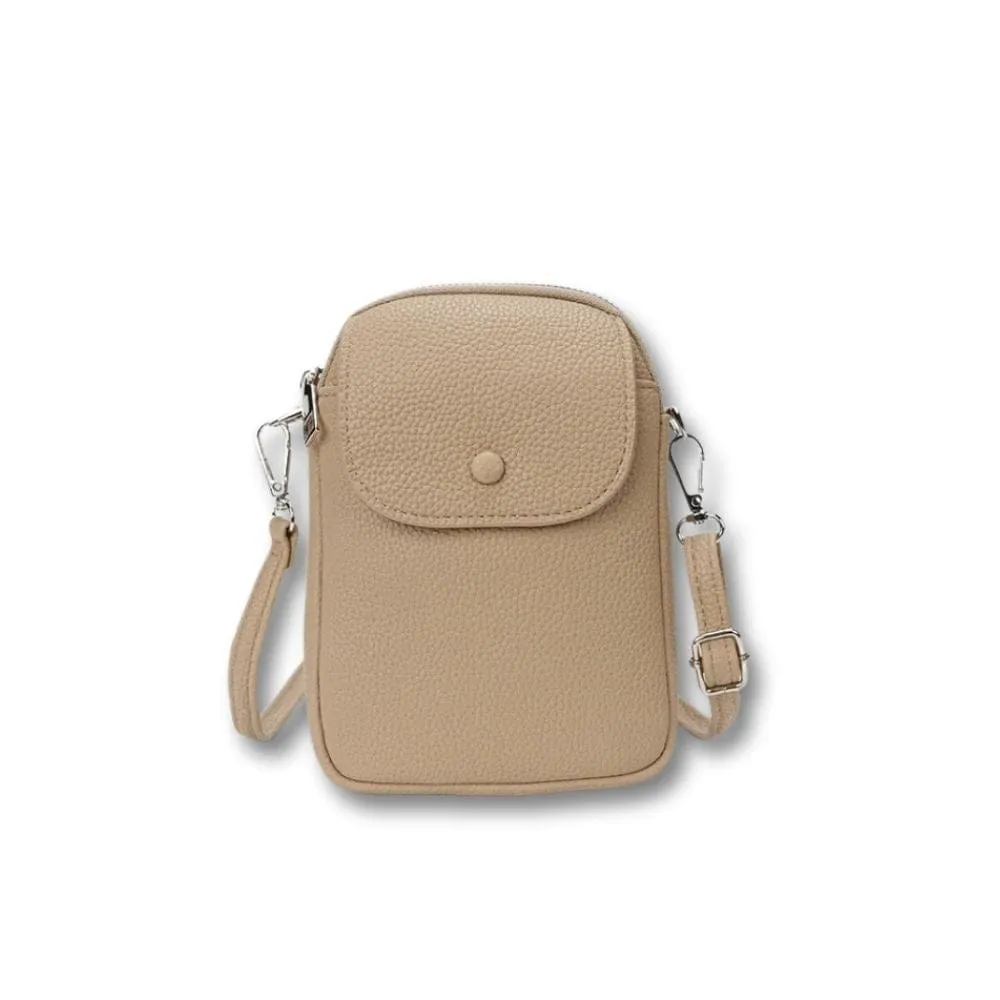 Maison Sacoches Naïa mini sac bandoulière kaki