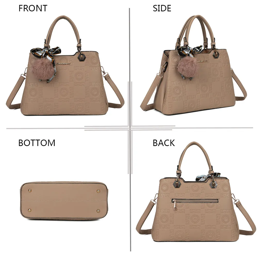 Gallantry Paris Élégance Roma sac à main taupe