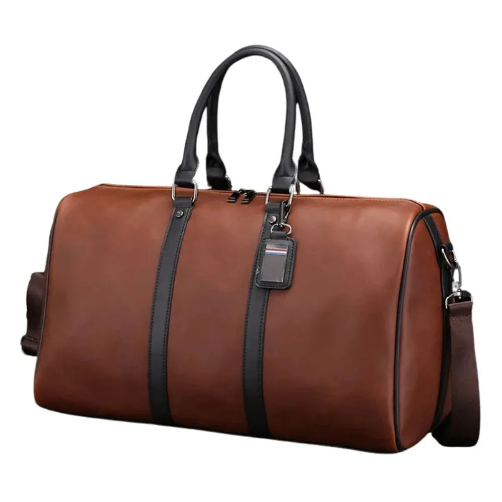 Mon Sacoche Cuir Sac Voyage Week-End Homme
