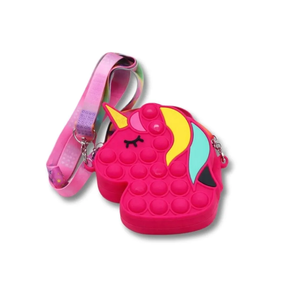 Maison Sacoches Nouna petit sac pop it dragon silicone