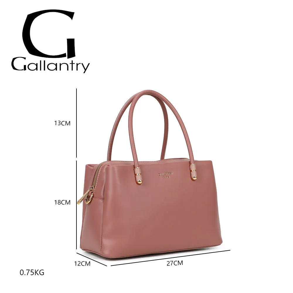 Gallantry Le Azélie sac main Rose foncé lisse